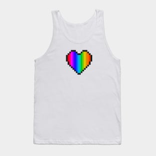 Pixel Pride Heart Tank Top